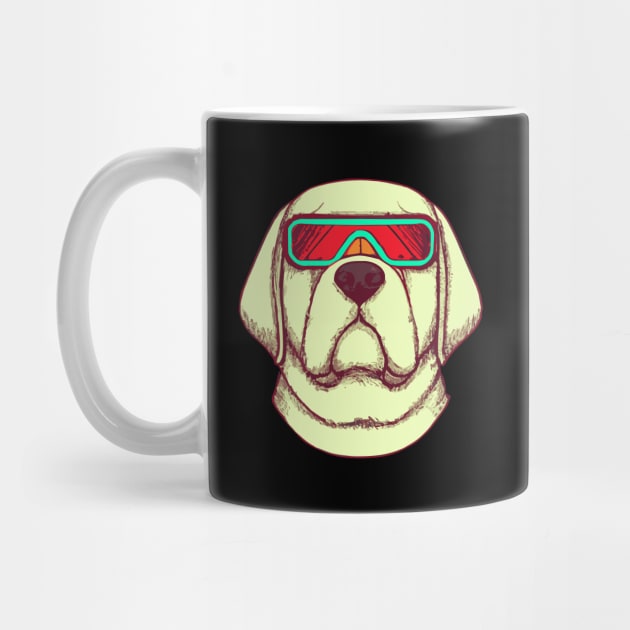 Retrofuturism Labrador Dog Lover Retriever by BetterManufaktur